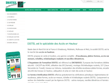 Tablet Screenshot of distel.fr